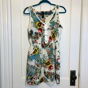 Polychrome Blue Rain dress